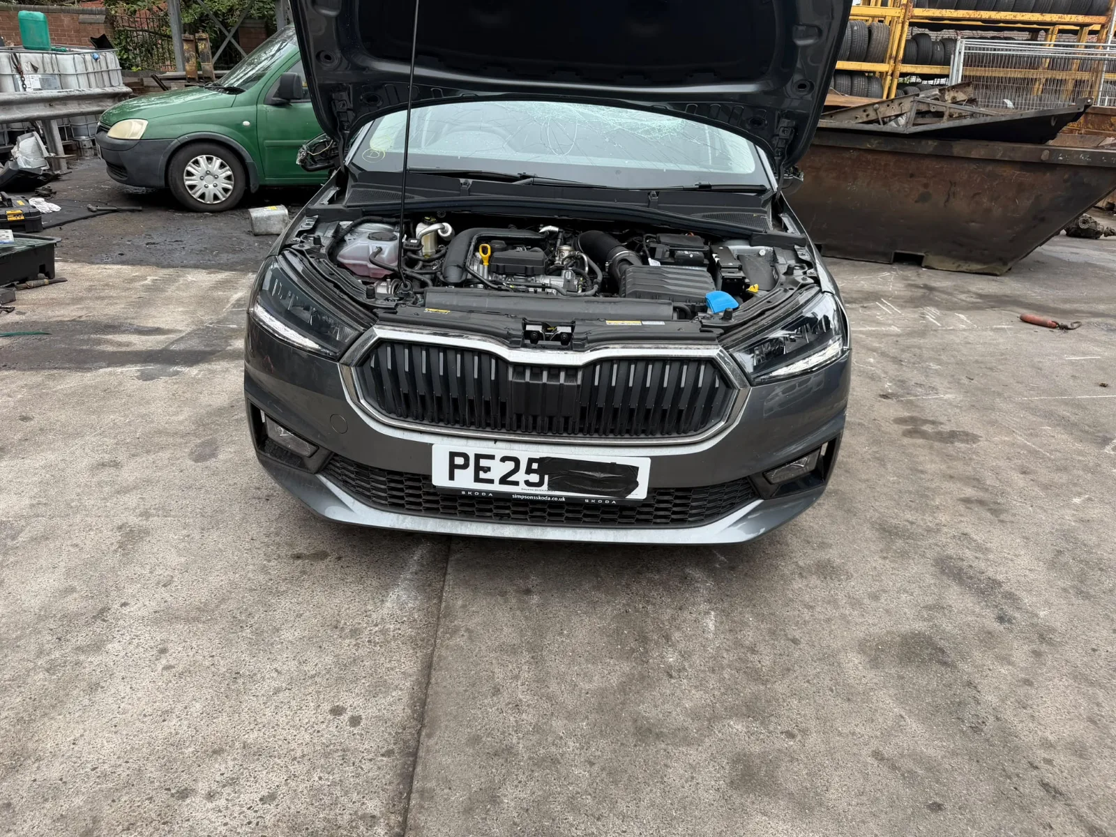 2025 Skoda Fabia SE Edition TSI 1.0 being broken for parts